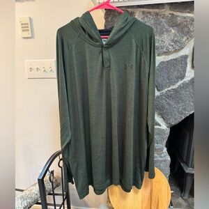 Under Armour Dark Green HeatGear Hoodie